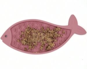 Lickimat - poisson rose